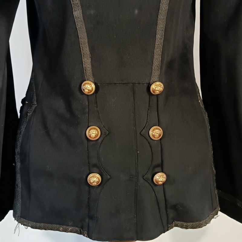 VESTE DOLMAN D'UNIFORME D'UN CAPITAINE DU 214 ème REGIMENT D'INFANTERIE 1914